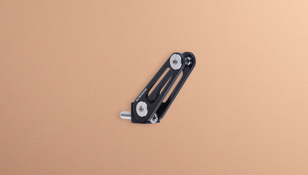 Support Mixte-Adulte SUPER NOVA Multimount TS - Noir - Pour Fourches Avec Trou Fileté 6mm - Réglage Double Articulation